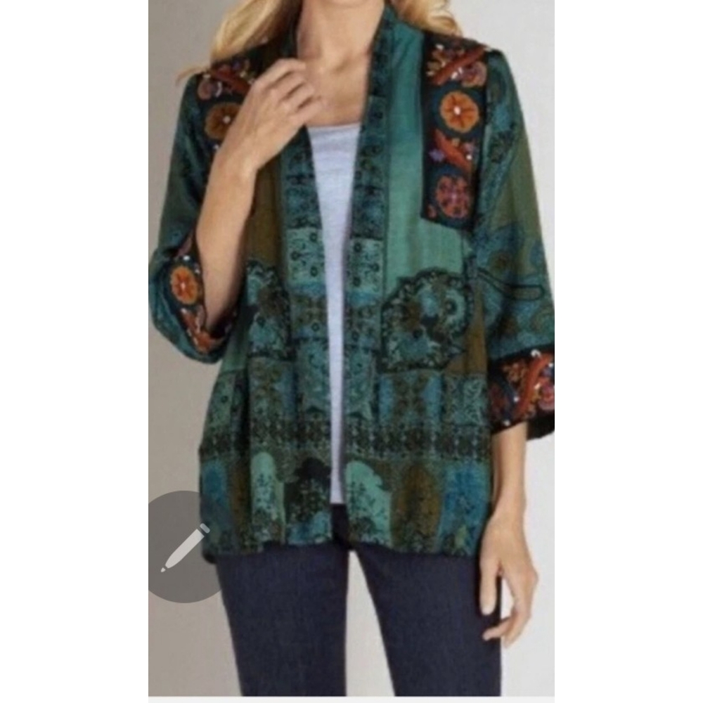Embroidered Kimono Jacket (2x) - Picture 5 of 9